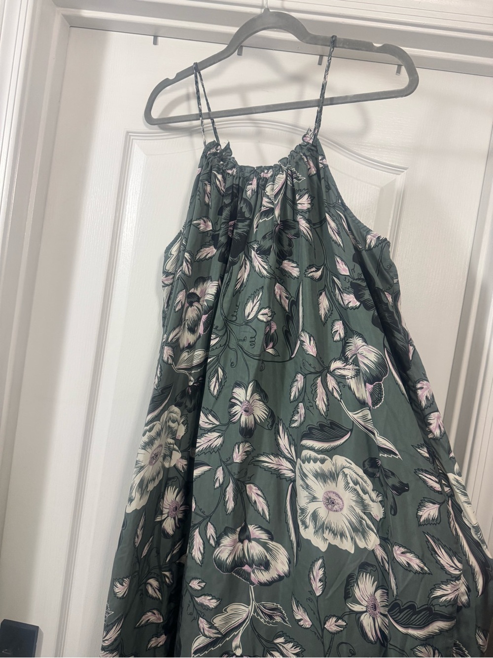 Unsubscribed 100% Silk Floral Maxi Dress - Picture 11 of 13